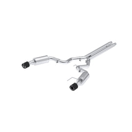 24-26 Mustang GT MBRP Exhaust 3in. Cat Back Street Version; 4.5in. CF Tips