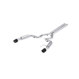 24-26 Mustang GT MBRP Exhaust 3in. Cat Back Race Version; 4.5in. CF Tips