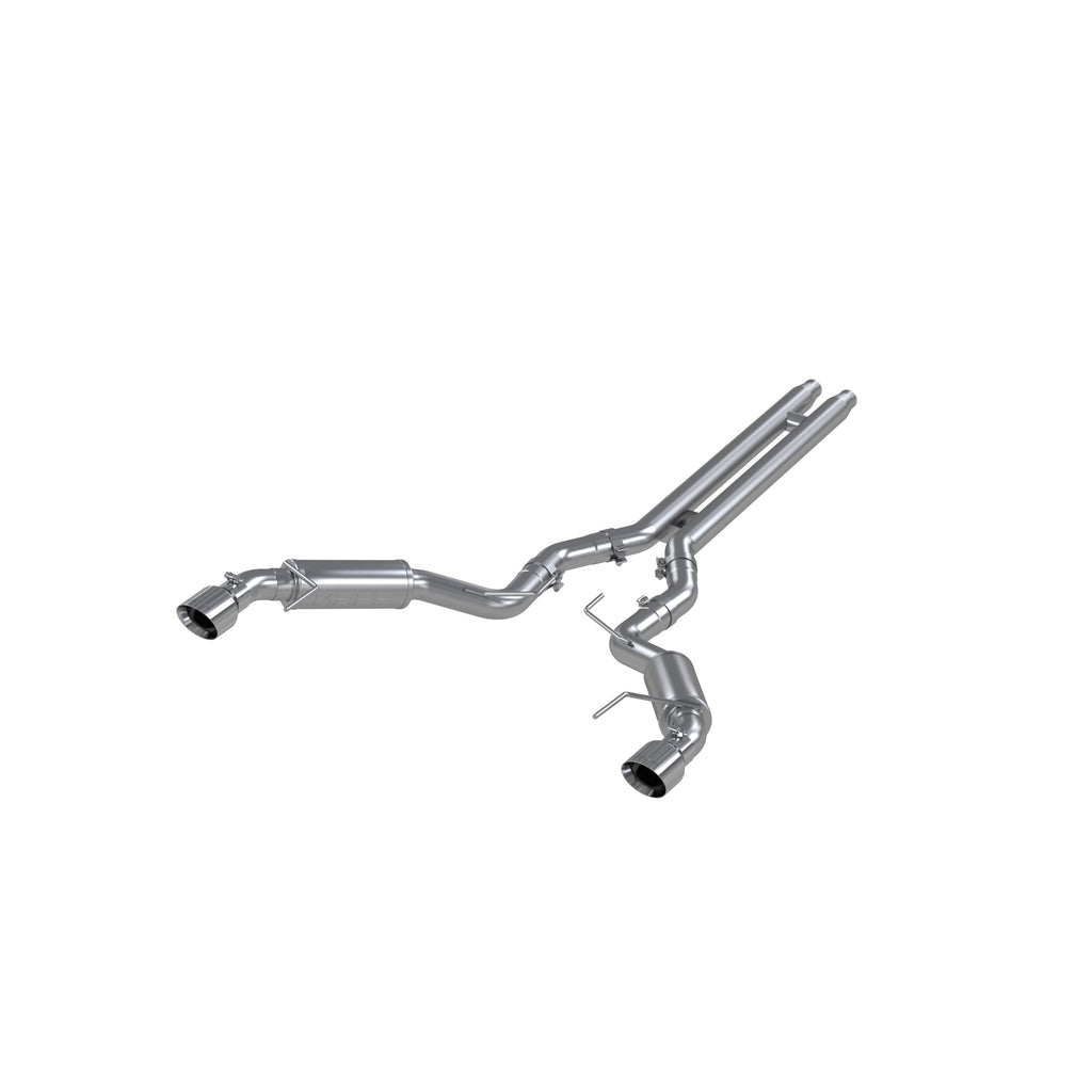 15-17 Mustang GT MBRP Exhaust 3in Cat Back Race Version; 4.5in. Tips T409