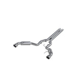 15-17 Mustang GT MBRP Exhaust 3in Cat Back Race Version; 4.5in. Tips T409
