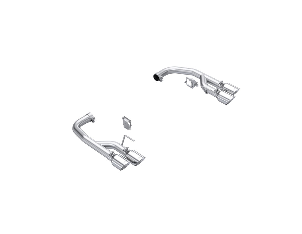 24-26 Mustang GT MBRP Exhaust 2.5in. Axle-Back With Quad 4in. Dual Wall Tips Race Version T304