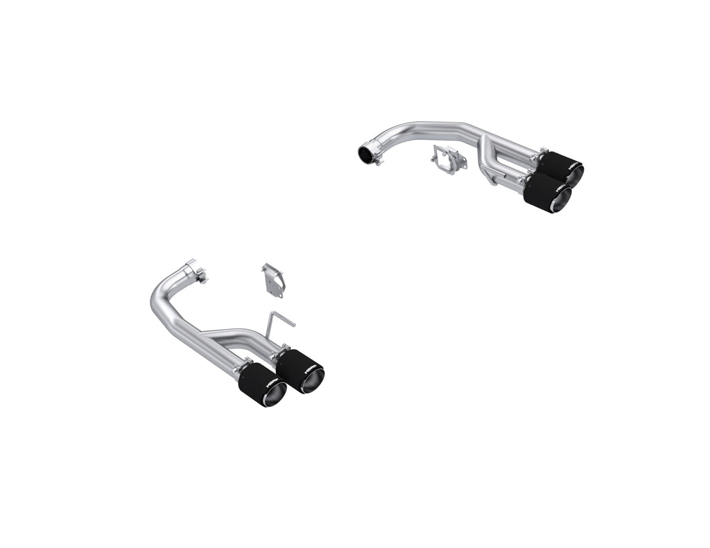 24-26 Mustang GT MBRP Exhaust 2.5in. Axle-Back With Quad 4in. CF Tips Race Version T304