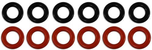 Seal kit for Fuel Injector Clinic  short 6 Cylinder Injectors top feed style injectors (slk-14-15-x-6)
