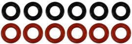 Seal kit for Fuel Injector Clinic  short 6 Cylinder Injectors top feed style injectors (slk-14-15-x-6)