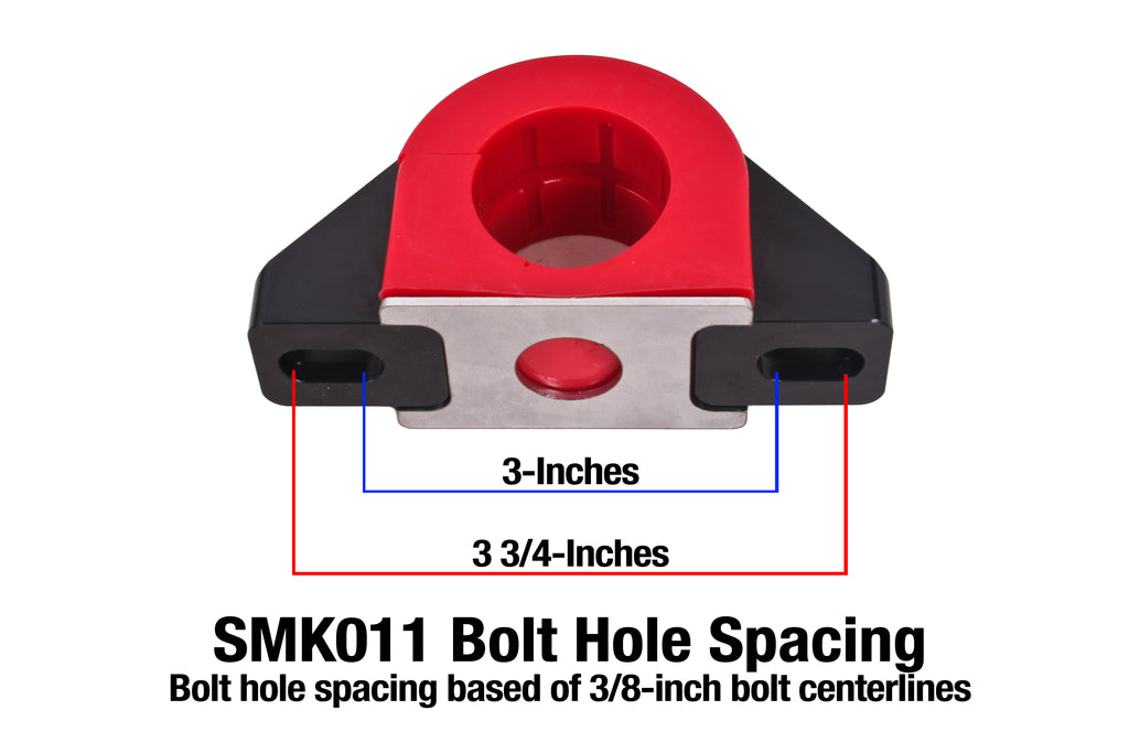 SMK011 - Sway Bar Mount  Billet Aluminum  1.5 Inch Poly Bushing