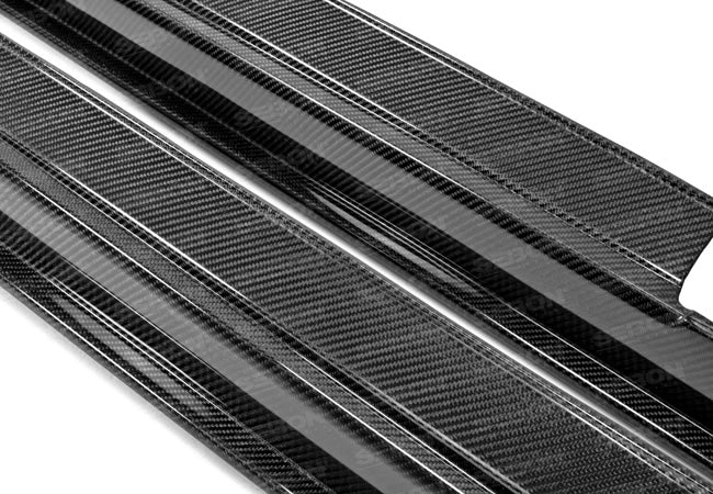 Seibon Carbon SS1113NSGTR-SS SS-style Carbon Fiber Side Skirts For 2009-2020 Nissan GTR