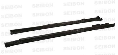 Seibon Carbon SS9600HDCV2D-TR TR-style Carbon Fiber Side Skirts For 1996-2000 Honda Civic 2DR/HB