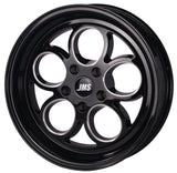 Savage Series Race Wheels - Black Clear W/ Diamond Cut; 15 Inch X 10 Inch Rear Wheel W/ Lug Nuts -- Fits 1994-2002 Chevy Camaro And Pontiac Firebird