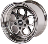 Savage Series Race Wheels - White Chrome; 17 Inch X 10 Inch Rear Wheel W/ Lug Nuts -- Fits 2005-2023 Mustang GT V6 2.3L And 2007-2014 Shelby GT500