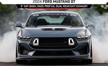 Load image into Gallery viewer, 24-26 Mustang GT MBRP Exhaust 3in. Cat Back Race Version; 4.5in. CF Tips