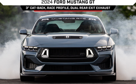 24-26 Mustang GT MBRP Exhaust 3in. Cat Back Race Version; 4.5in. CF Tips