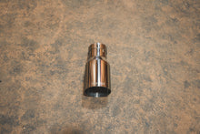 Load image into Gallery viewer, Single Wall Chrome Tip - 3.0&quot; Inlet To 3.5&quot; Outlet