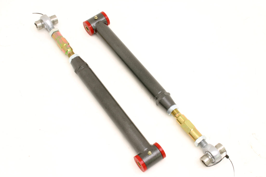 Lower Control Arms  DOM  On-car Adjustable  Polyurethane & Rod End Combo