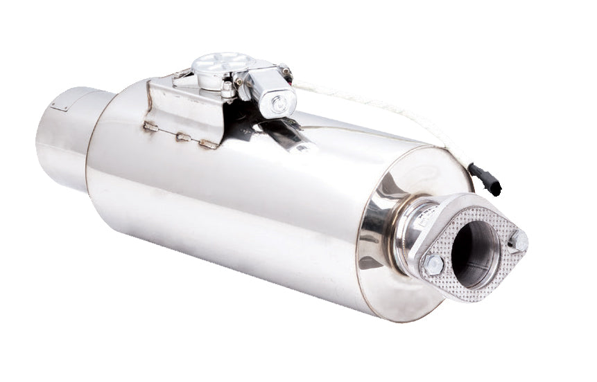 Varex Universal Cannon 7"16"Body Length 3" Flanged Inlet 4.5" Single-Wall Tip; Exhaust Muffler