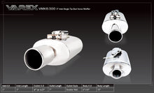 Load image into Gallery viewer, Varex Universal Oval 6&quot;X10&quot; 16&quot; Body Length3&quot; Flanged Inlet 4&quot; Single-Wall Tip; Exhaust Muffler