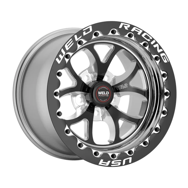 Weld RTS S76 17x10.5 Beadlock Jeep Trackhawk rear Fitment