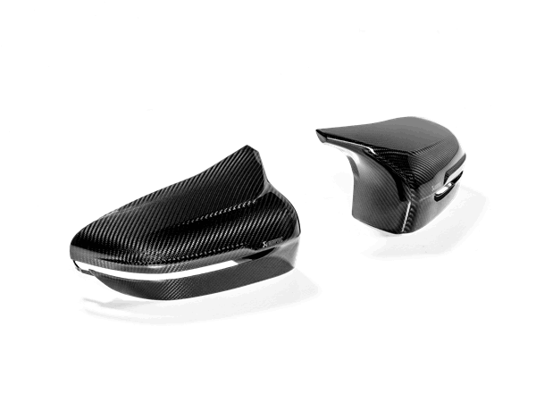 Akrapovic 2016-2020 BMW Carbon Fiber Mirror Cap Set - High Gloss