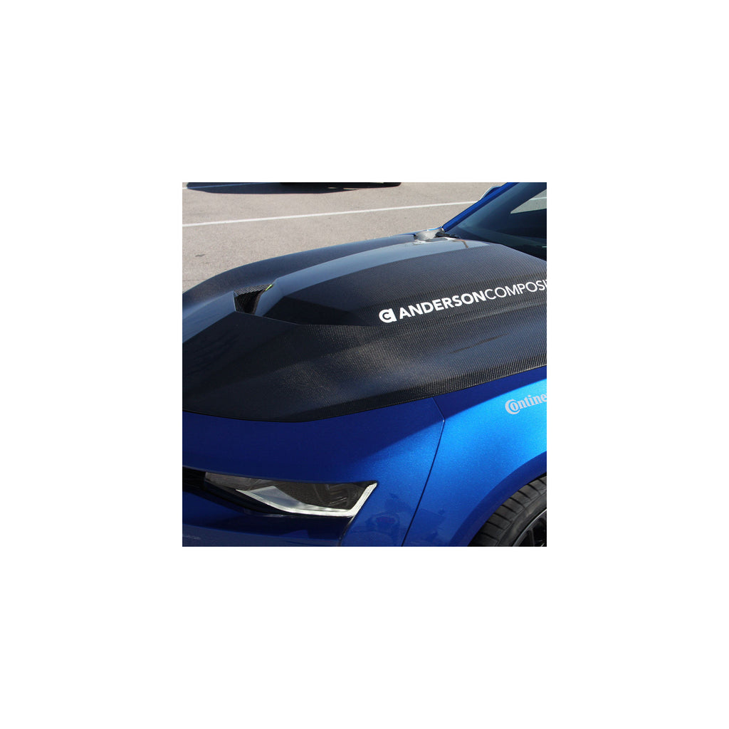 16-24 Camaro Anderson Composites Type-AZ Double Sided Carbon Fiber Hood