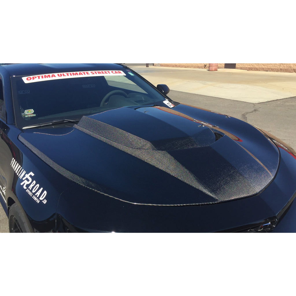 16-24 Camaro Anderson Composites Type-AZ Double Sided Carbon Fiber Hood