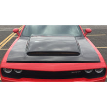 Load image into Gallery viewer, 18-23 Challenger Anderson Composites AC-HD18DGCHDM-KB Type-DP Carbon Fiber Demon Style Cowl Hood