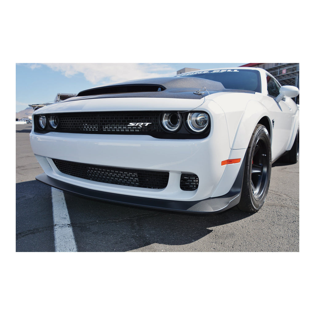 18-23 Challenger Anderson Composites AC-HD18DGCHDM-KB Type-DP Carbon Fiber Demon Style Cowl Hood