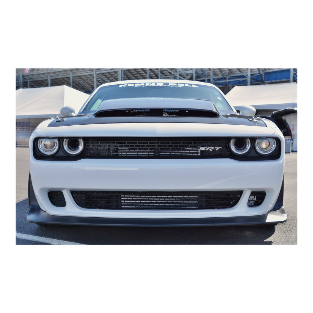 18-23 Challenger Anderson Composites AC-HD18DGCHDM-KB Type-DP Carbon Fiber Demon Style Cowl Hood