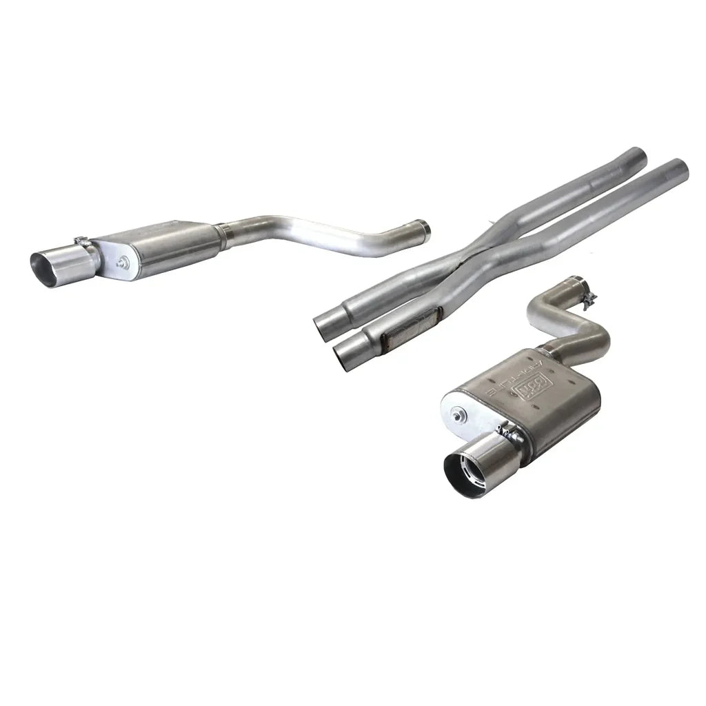 BBK 15-17 MUSTANG GT VARITUNE COMPLETE CAT BACK KIT W/ RESONATOR DELETE