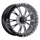 17x11 Belmont Drag Beadlock Gloss Black W/ Milled Spoke 5x120.65 ET+43 BS7.75