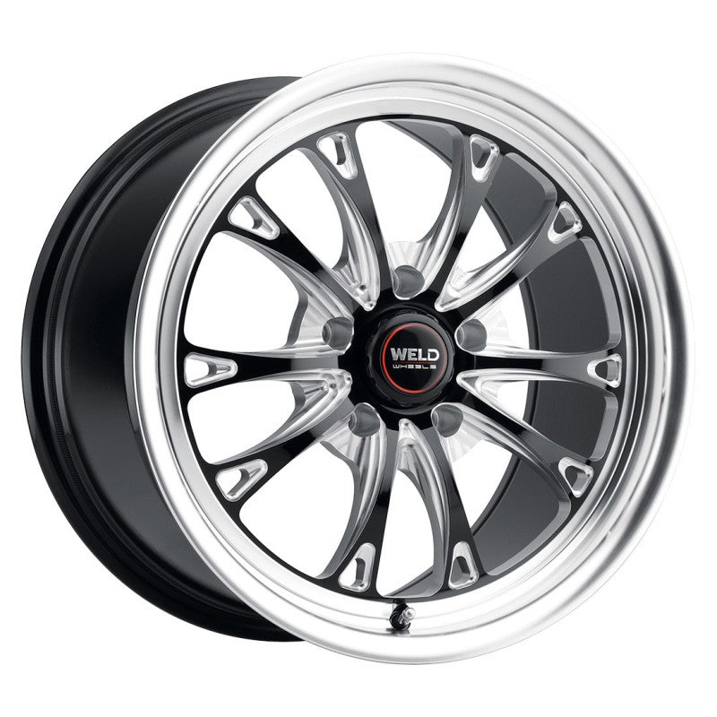18x9 Weld Belmont Gloss Black W/ Milled Spoke 5x114.3 ET29 BS6.1