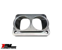 Load image into Gallery viewer, Billet T6 2.500" Twin Flow Inlet Turbo Flange - BL Fabrications LLC