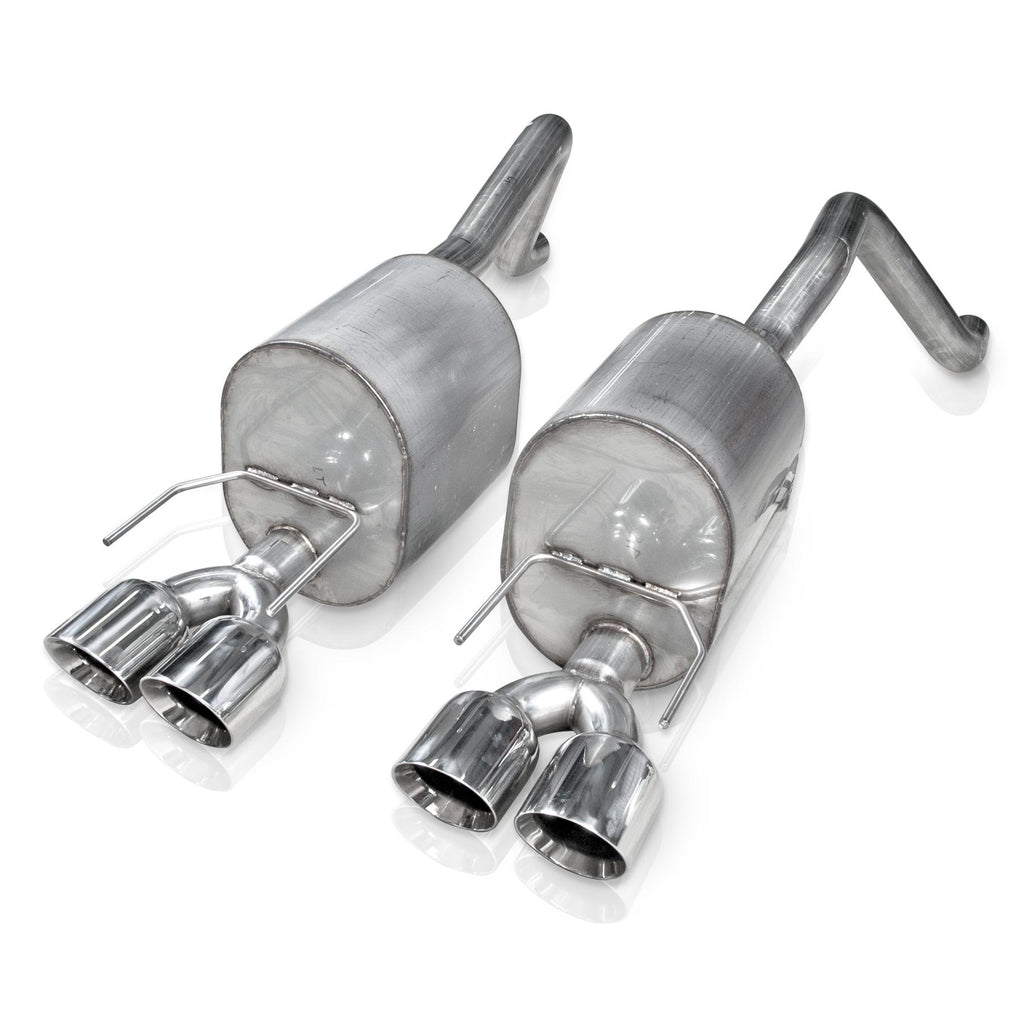 Stainless Works Axleback Dual Turbo Chambered Mufflers Factory Connect