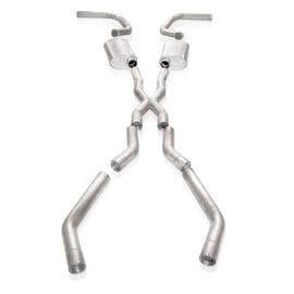 Stainless Works Catback Dual Turbo Mufflers X-Pipe Performance Connect