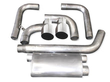 Load image into Gallery viewer, Stainless Works 3-1/2&quot; Catback Dual Outlet Turbo Muffler Factory Connect