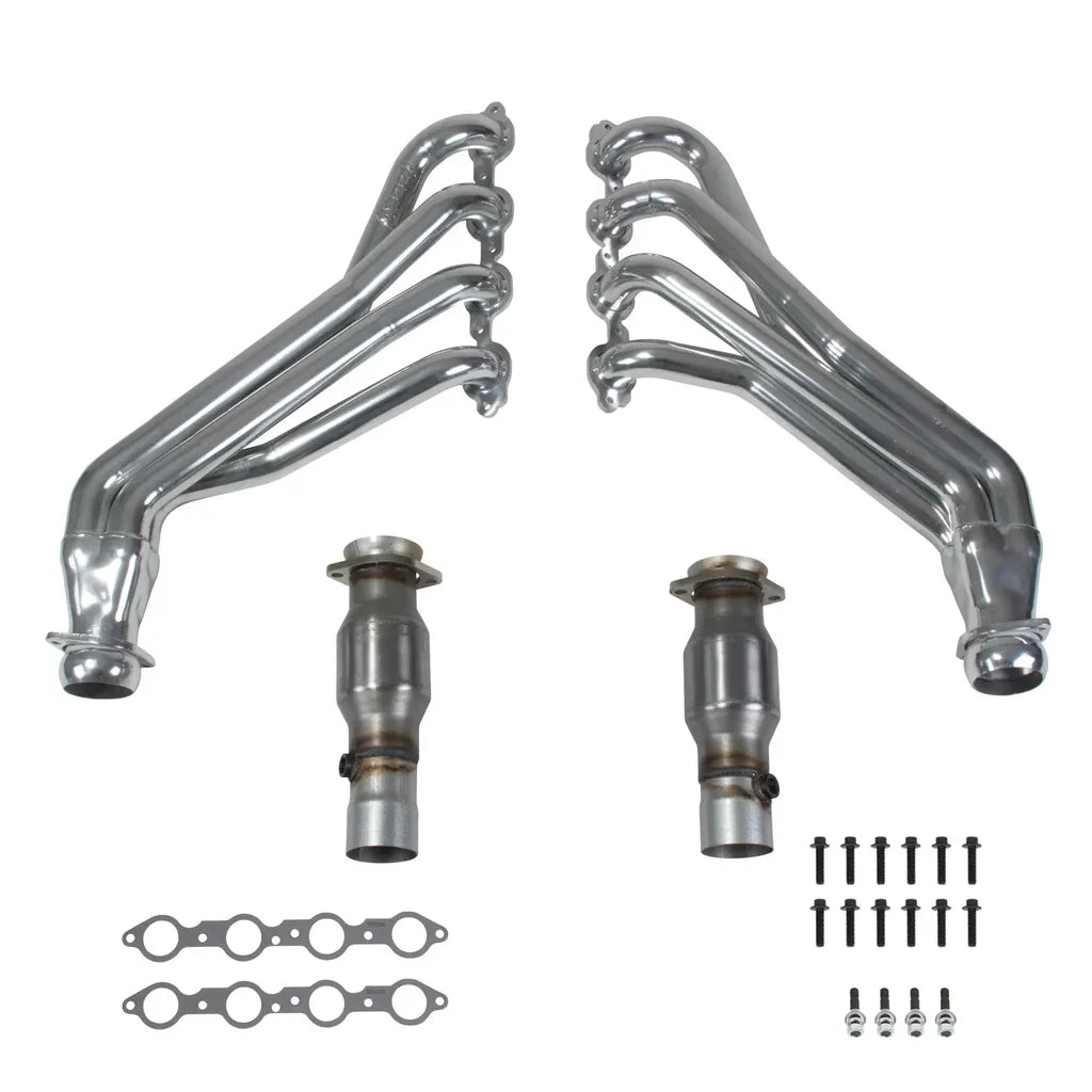 BBK 16-24 Camaro SS 6.2 LT1 1-7/8 Long Tube Exhaust Header & Mid Pipe Kit Polished Ceramic