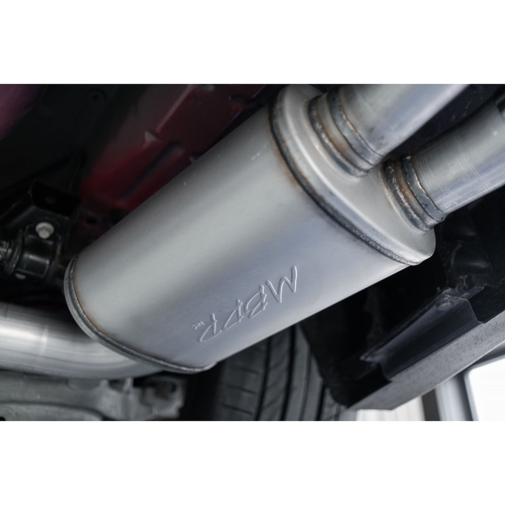18-23 Mustang GT MBRP Exhaust 3in. Cat Back With Quad 4in. Dual Wall Tips Street Version  T304