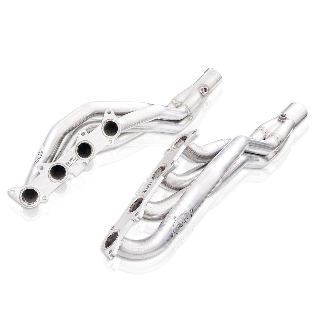 15-25 F-150 Stainless Works Long Tube Headers 1-7/8" With Catted Leads X-Pipe Performance Connect