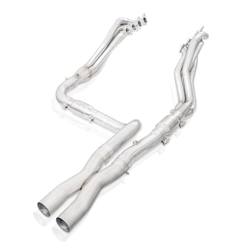 15-25 F-150 Stainless Works Long Tube Headers 1-7/8" With Catted Leads X-Pipe Performance Connect