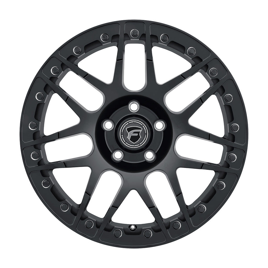 17x11 Forgestar F14 Beadlock Satin Black 5x120.65 ET43 BS7.7