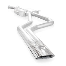 Load image into Gallery viewer, Stainless Works Catback Dual Turbo Mufflers Dual Slash-Cut Tips Factory Connect