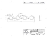 Stainless Works Header Flange BBC 2-1/4