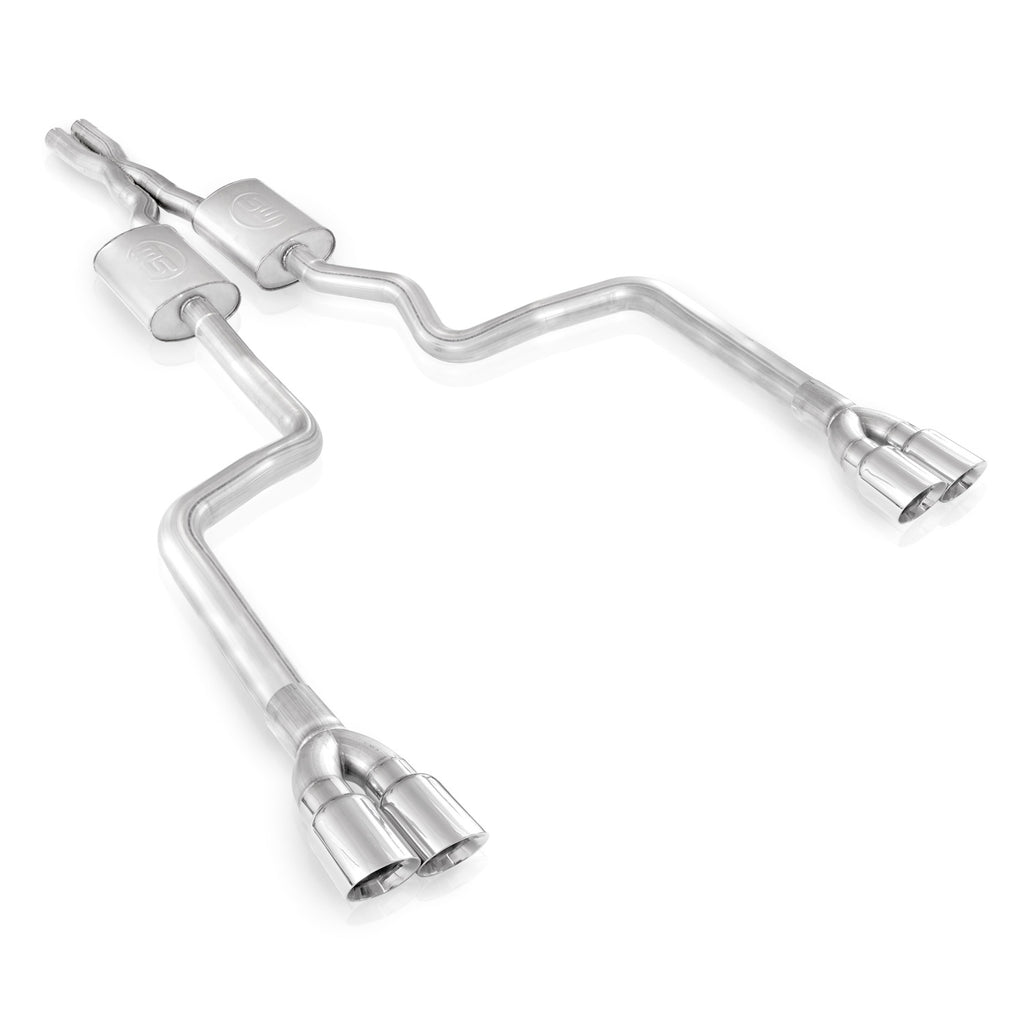 Stainless Works Catback Dual S-Tube Mufflers Factory & Performance Connect