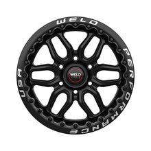 Load image into Gallery viewer, S92370084P25 17x10 Weld Racing Laguna 6 Drag Beadlock 6x139.7 ET25 BS6.48 Gloss Black