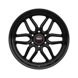 S15977089P20 17x7 Weld Racing Laguna 6 Drag 6x135 ET20 BS4.78 Gloss Black