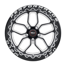 Load image into Gallery viewer, 18x12 Weld Laguna Drag Beadlock Gloss Black W/ Milled Spoke 5x120.65 ET55 BS8.7