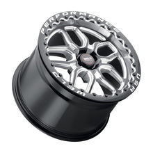 Load image into Gallery viewer, 15x10 Weld Laguna Bead Lock Gloss Black W/Milled spoke 5x120.7 ET+50 BS7.50