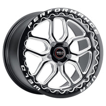 Load image into Gallery viewer, 18x12 Weld Laguna Beadlock Gloss Black W/ Milled Spoke 5x120.7 ET56 BS8.75