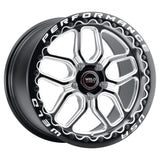 18x12 Weld Laguna Drag Beadlock Gloss Black W/ Milled Spoke 5x120.65 ET55 BS8.7