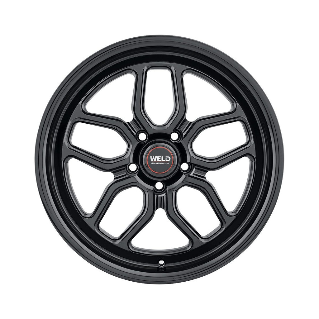 S1588C022N26 18x5 Weld Racing Laguna Drag 5x120 ET-26 BS1.97 Gloss Black