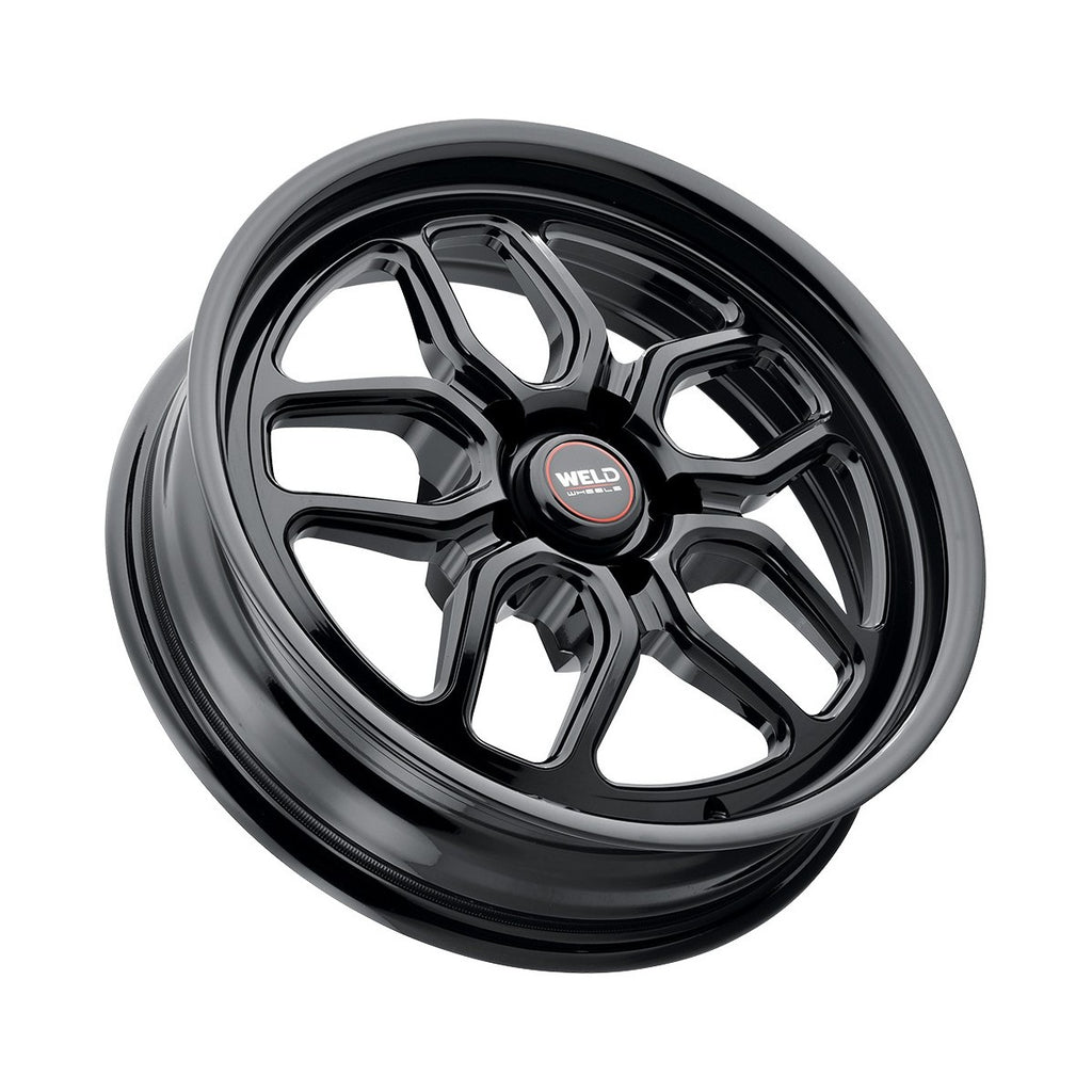 S1588C022N26 18x5 Weld Racing Laguna Drag 5x120 ET-26 BS1.97 Gloss Black