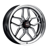 17x5 Weld Laguna Drag Gloss Black W/ Milled Spoke 5x120.7 ET-26 BS2.00